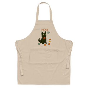 Tablier en coton biologique Les aventures de Popo INT