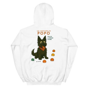 Sweat à capuche Les aventures de Popo