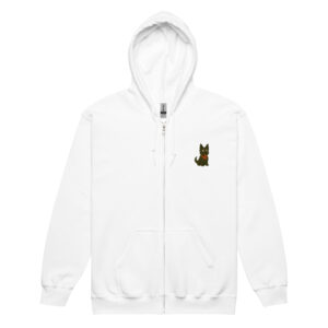 Sweat à capuche épais unisexe à fermeture éclair Mini Popo